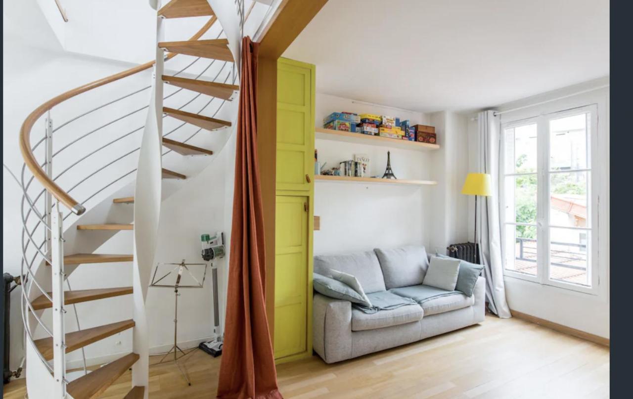 Paris Petit Appartement Lumineux Et Atypique Exterior photo