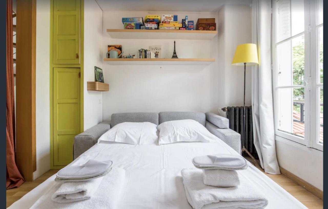 Paris Petit Appartement Lumineux Et Atypique Exterior photo